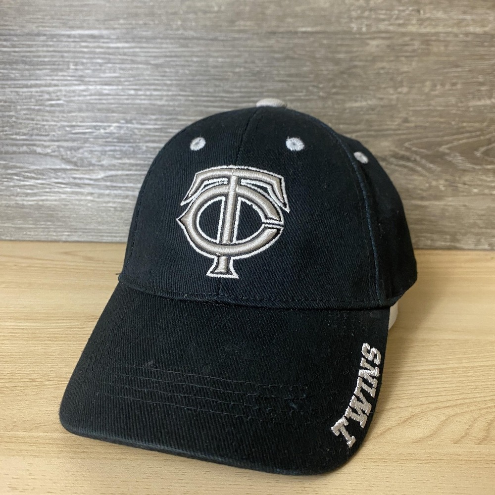 Minnesota Twins Hat Cap Strap Back Youth Black MLB Baseball Fan Favorite Cotton